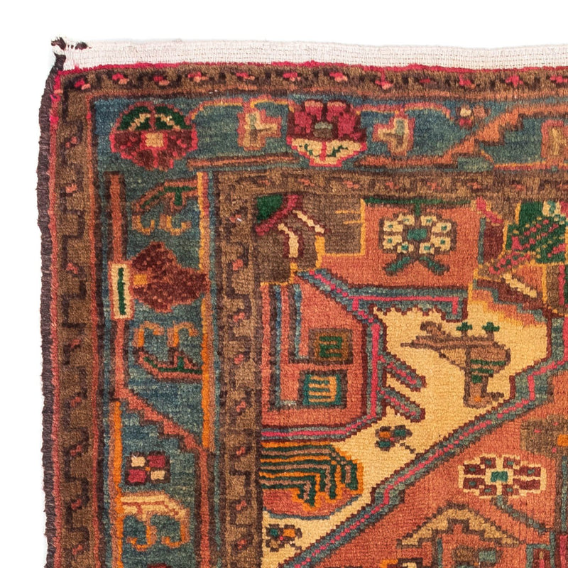 Perski dywan - Nomadyczny - 125 x 85 cm - czerwony