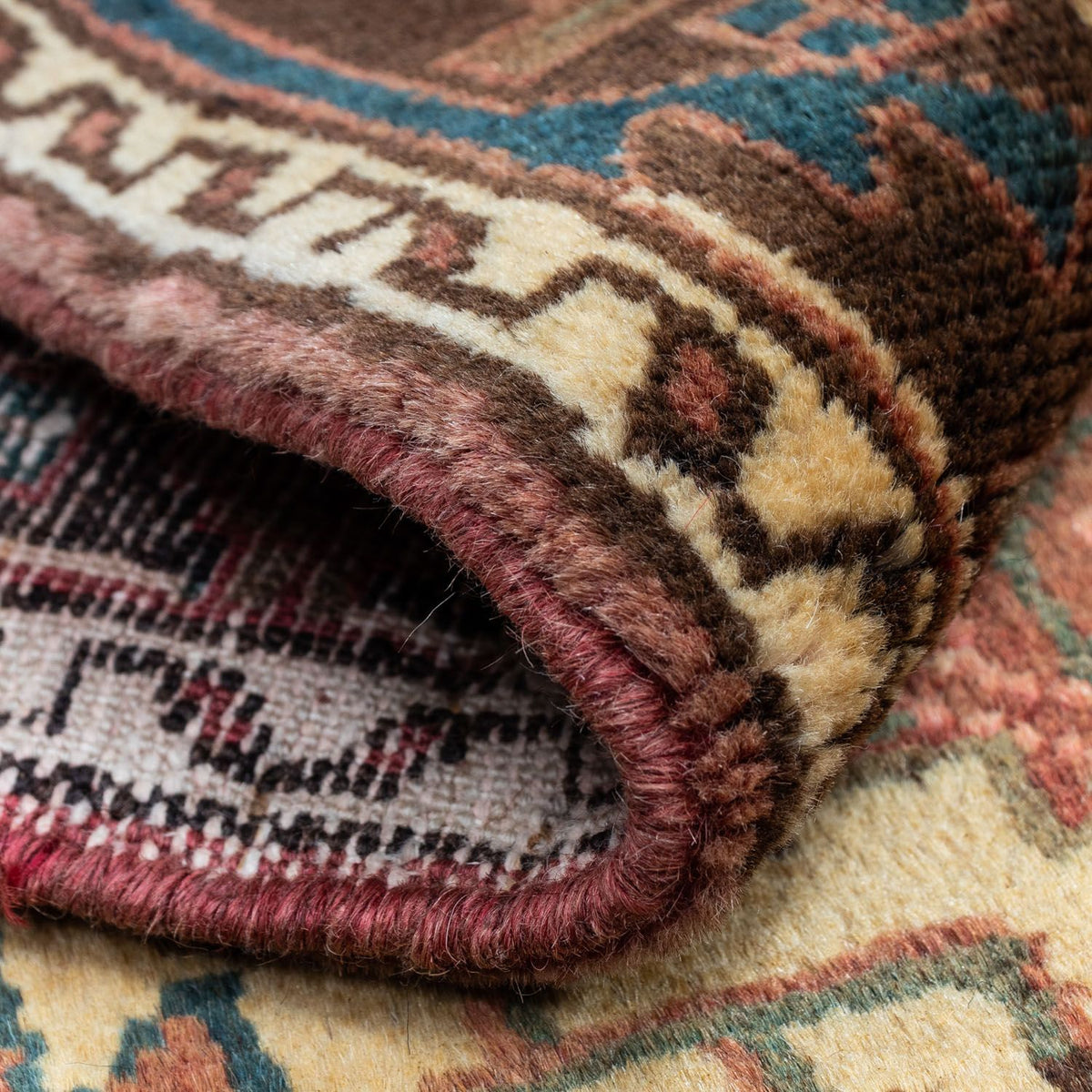 Perski dywan - Nomadyczny - 125 x 85 cm - jasna czerwień