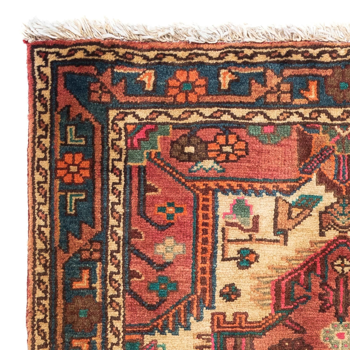 Perski dywan - Nomadyczny - 123 x 87 cm - jasna czerwień