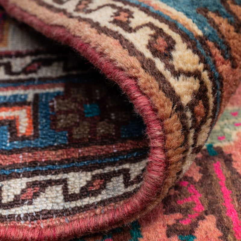 Perski dywan - Nomadyczny - 123 x 87 cm - jasna czerwień