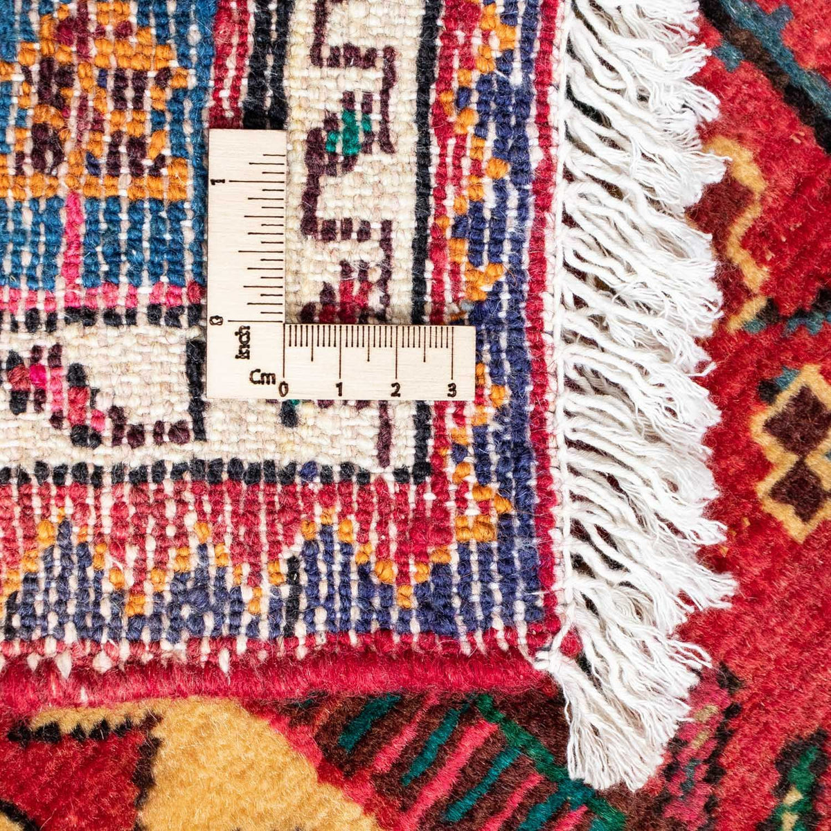 Perski dywan - Nomadyczny - 130 x 100 cm - czerwony