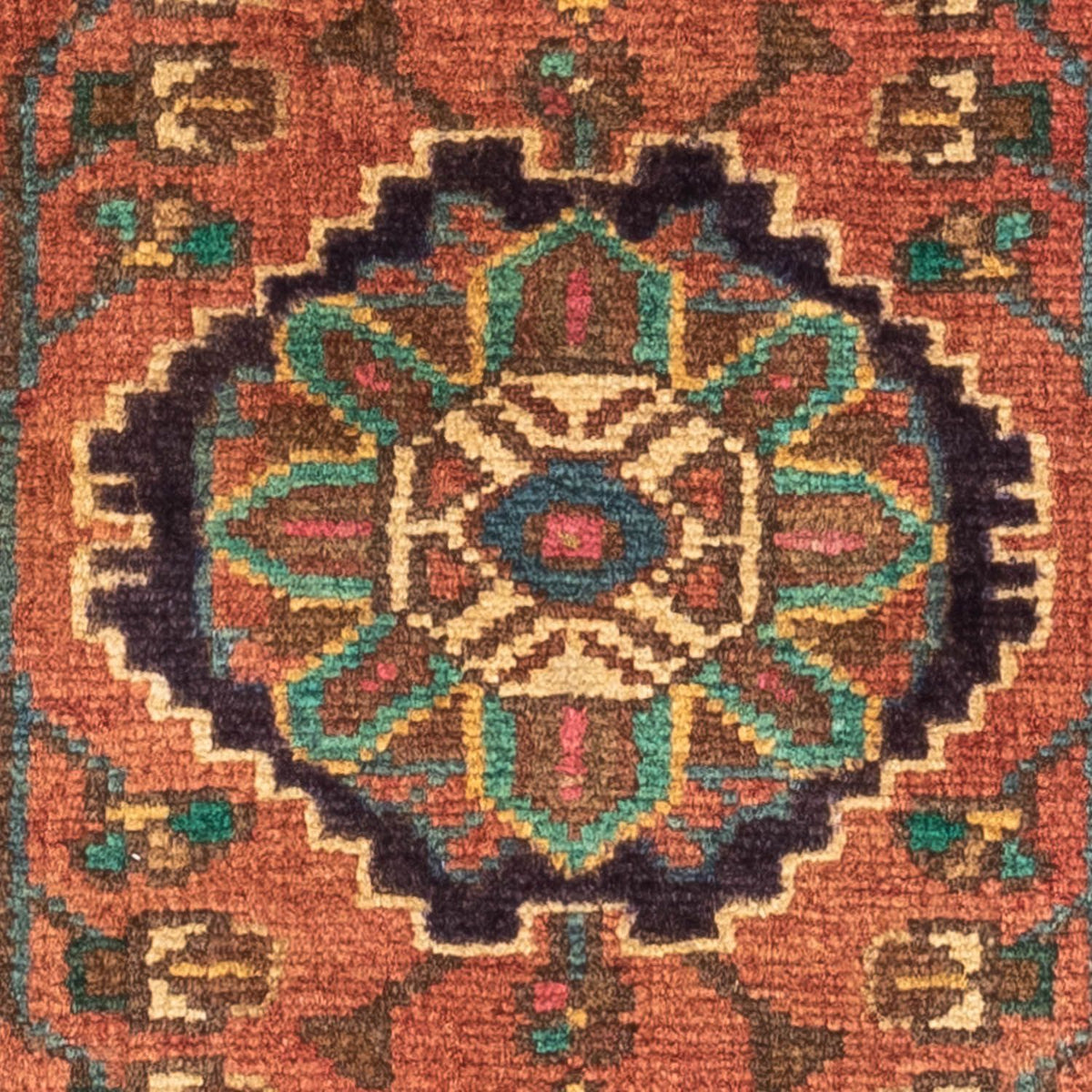 Perski dywan - Nomadyczny - 140 x 86 cm - jasna czerwień