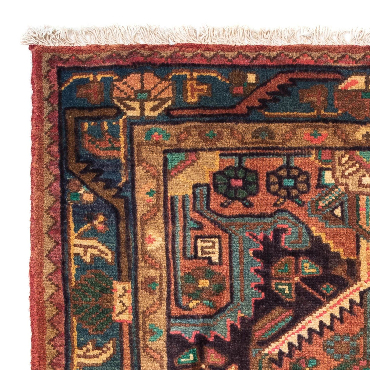 Perski dywan - Nomadyczny - 140 x 86 cm - jasna czerwień