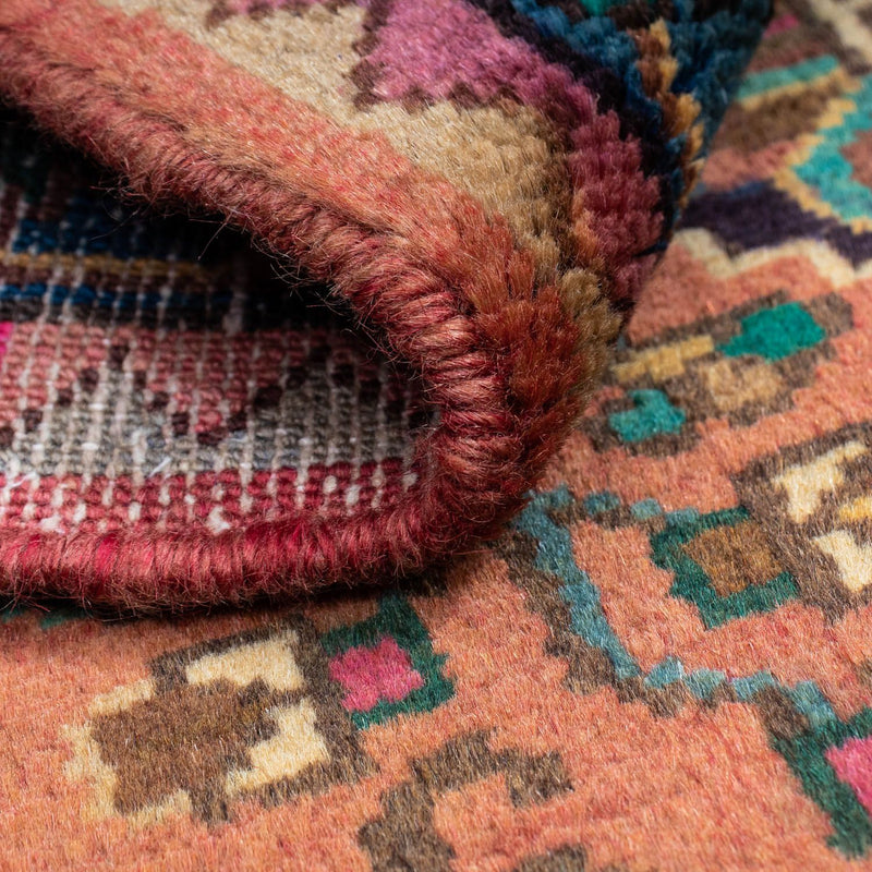 Perski dywan - Nomadyczny - 140 x 86 cm - jasna czerwień