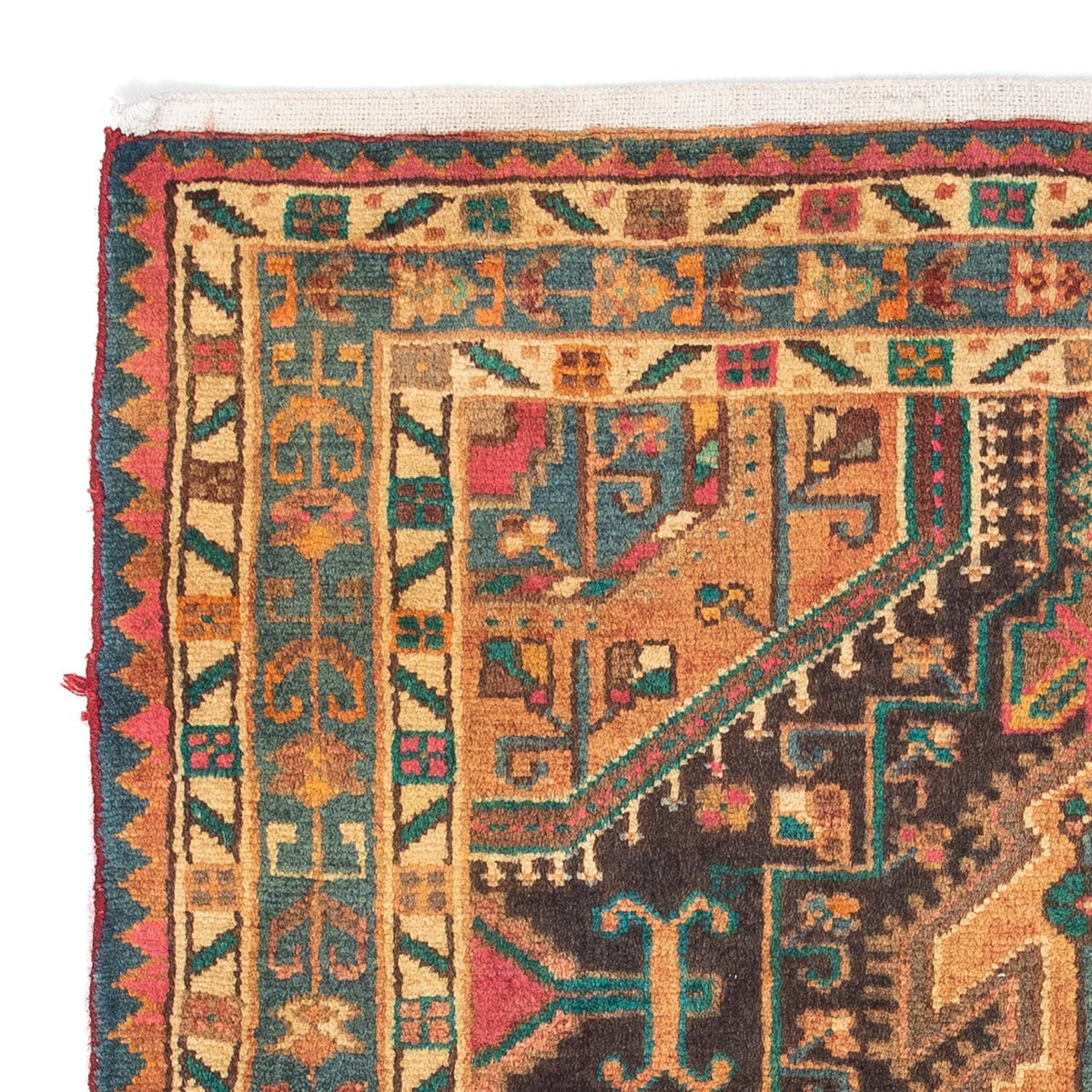 Perski dywan - Nomadyczny - 130 x 91 cm - jasnobrązowy