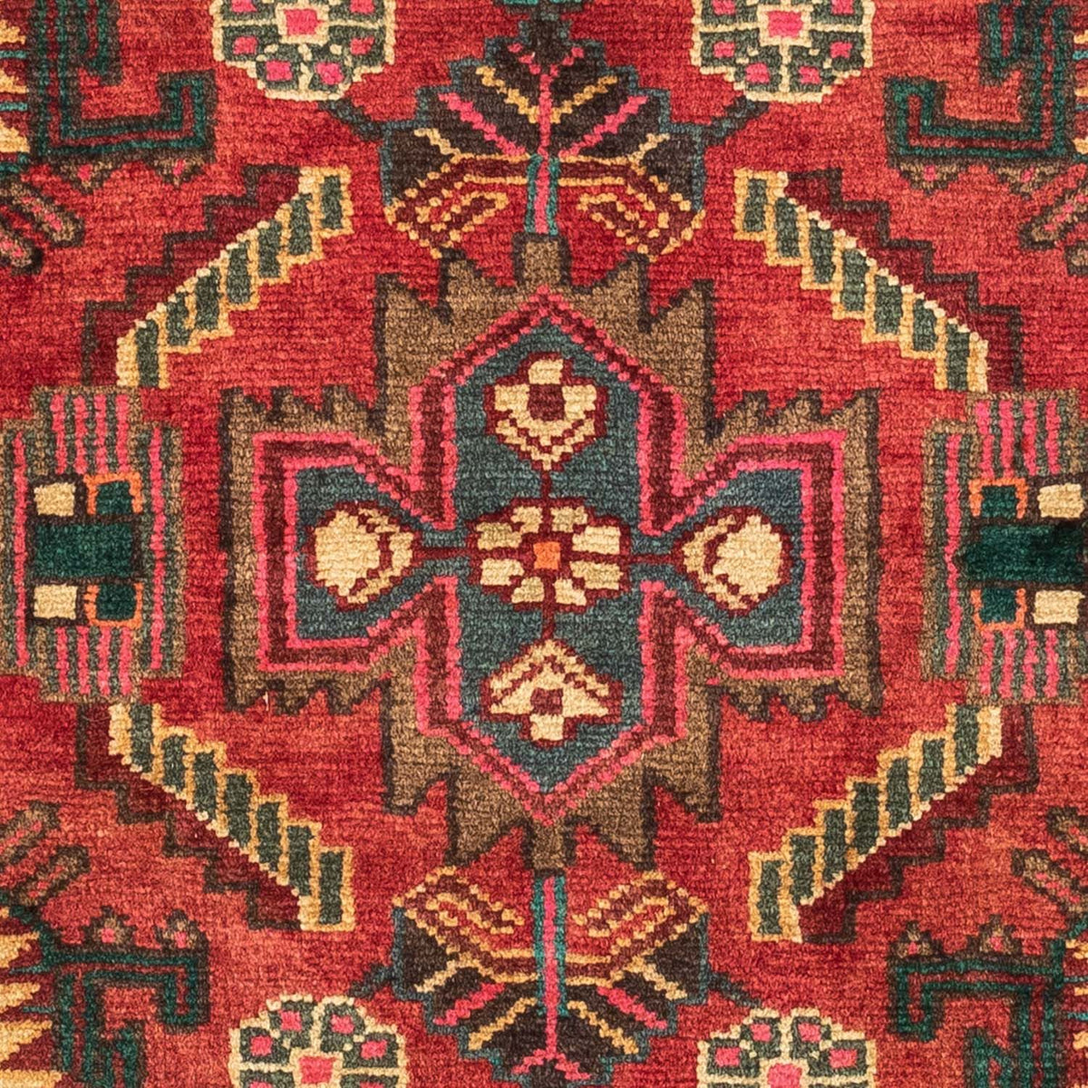 Perski dywan - Nomadyczny - 128 x 85 cm - czerwony