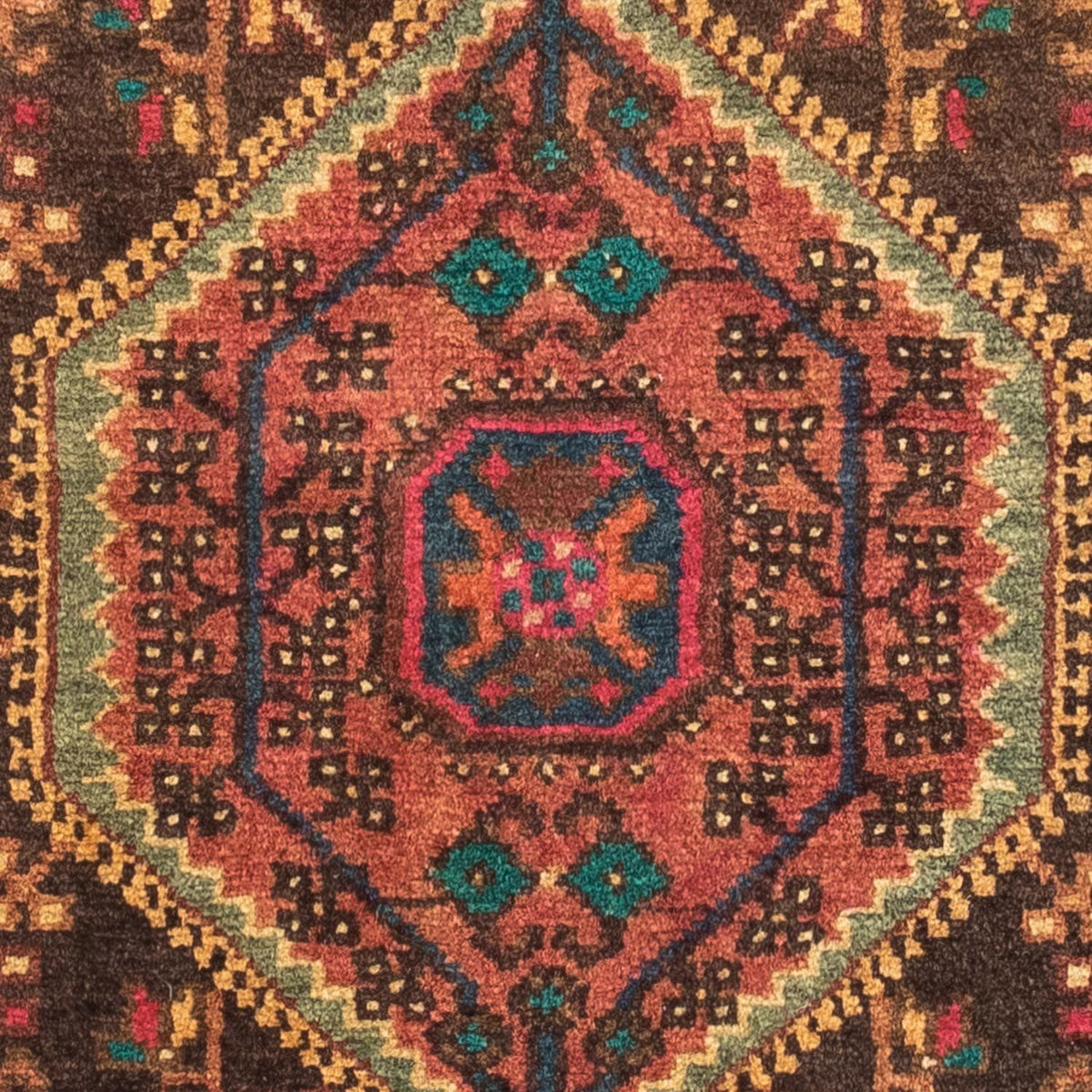 Perski dywan - Nomadyczny - 120 x 80 cm - jasna czerwień