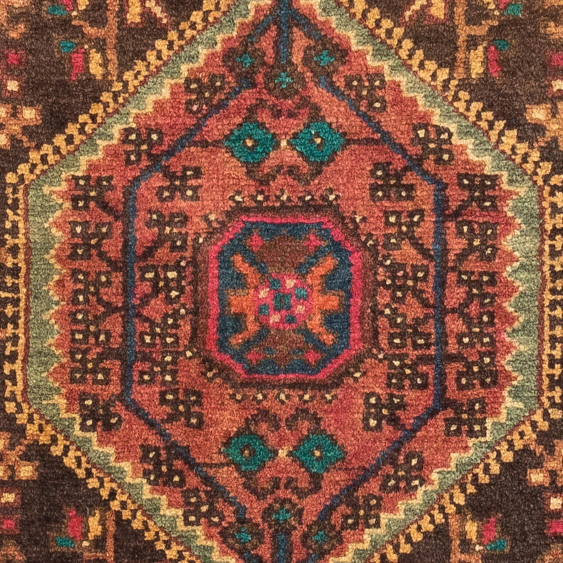 Perski dywan - Nomadyczny - 120 x 80 cm - jasna czerwień