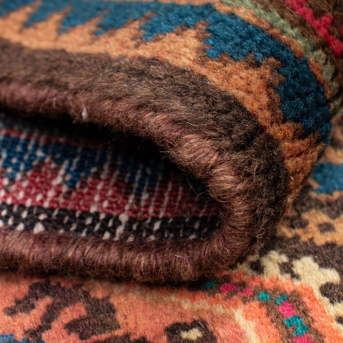 Perski dywan - Nomadyczny - 120 x 80 cm - jasna czerwień