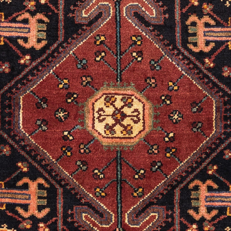 Perski dywan - Nomadyczny - 122 x 92 cm - czerwony