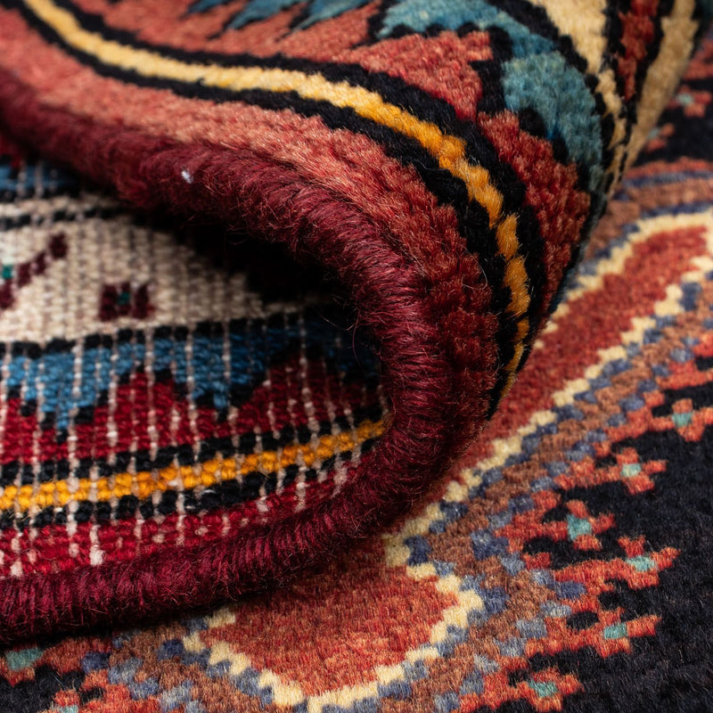 Perski dywan - Nomadyczny - 122 x 92 cm - czerwony