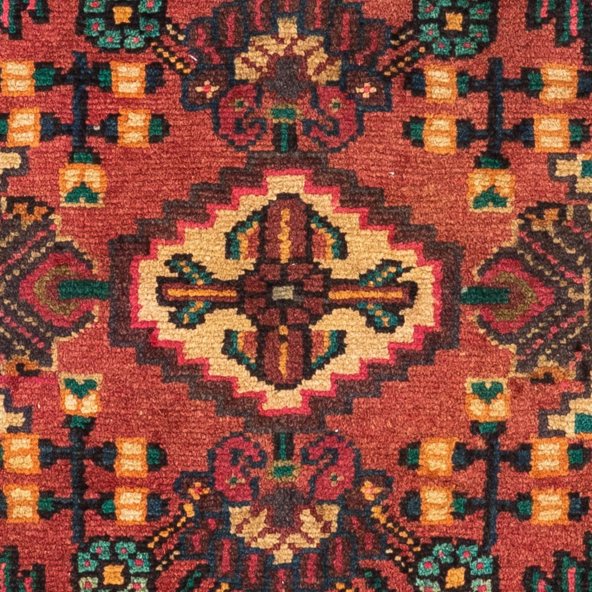 Perski dywan - Nomadyczny - 130 x 80 cm - czerwony