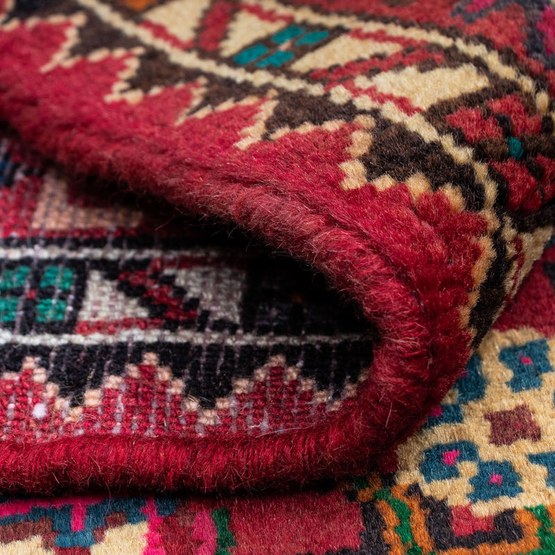 Perski dywan - Nomadyczny - 121 x 85 cm - czerwony