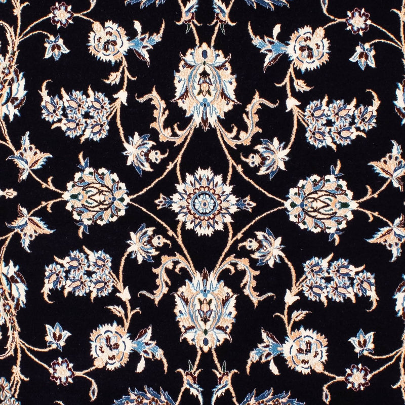 Dywan perski - Nain - Premium - 208 x 127 cm - ciemnoniebieski