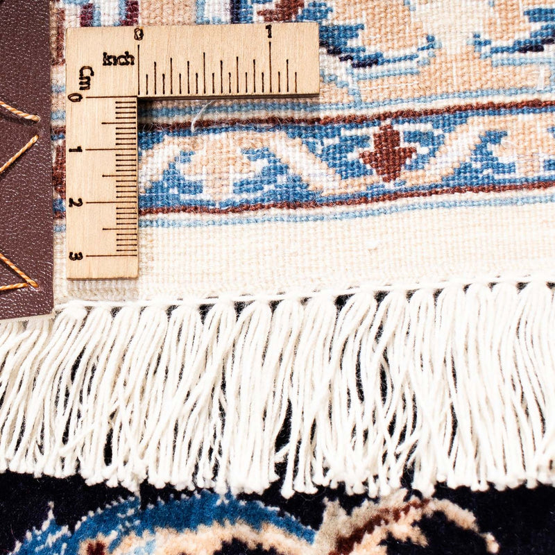 Dywan perski - Nain - Premium - 208 x 127 cm - ciemnoniebieski