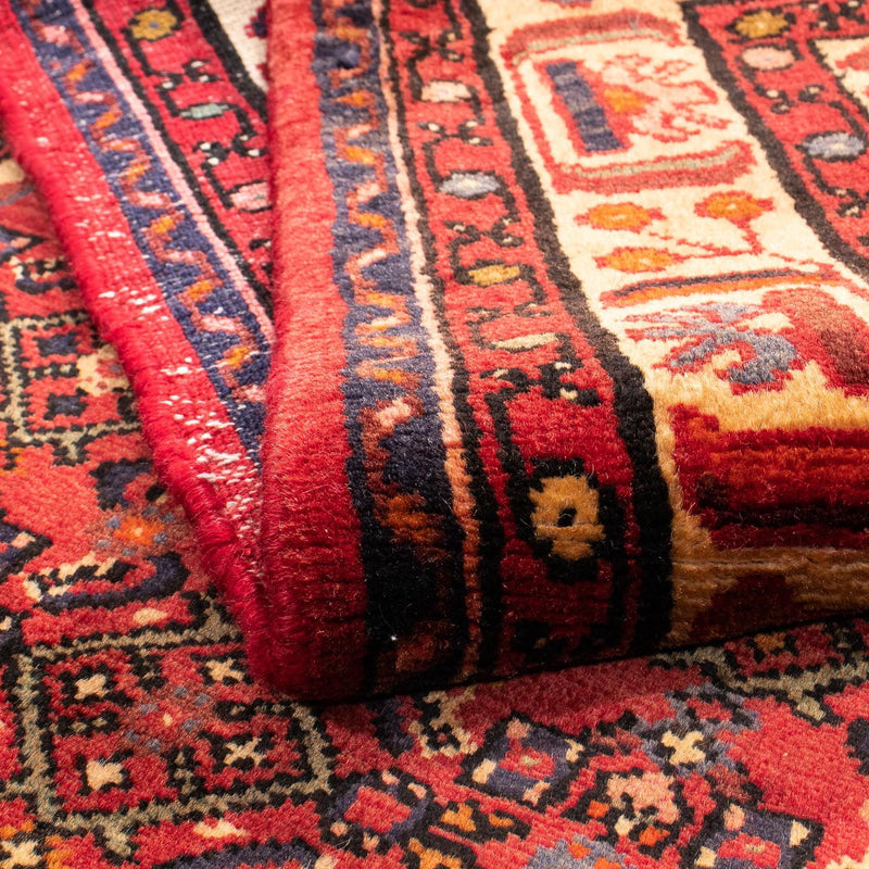 Perski dywan - Nomadyczny - 211 x 165 cm - ciemna czerwień