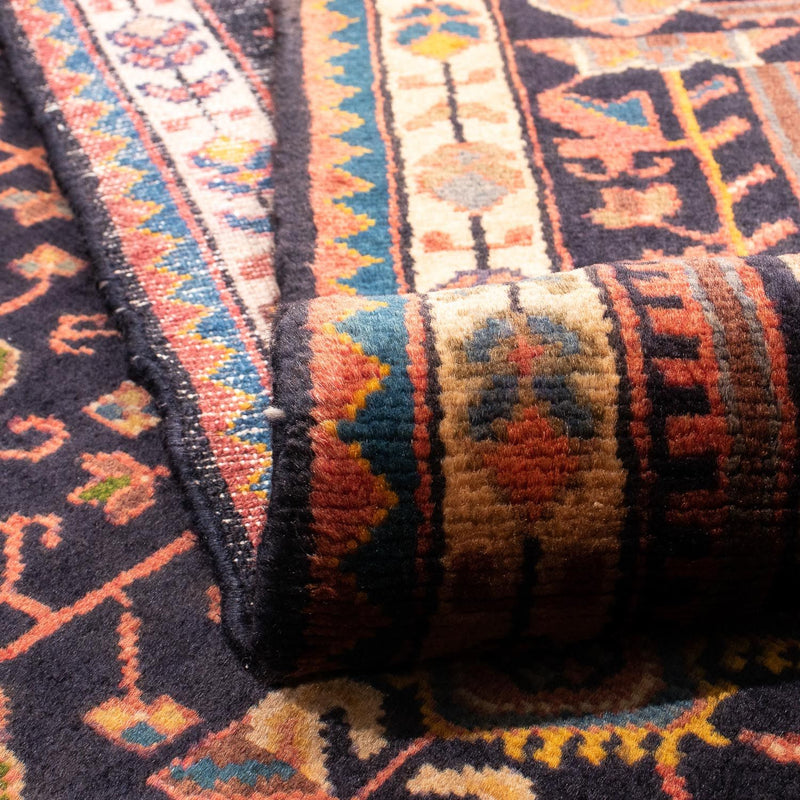 Perski dywan - Nomadyczny - 216 x 135 cm - ciemnoniebieski