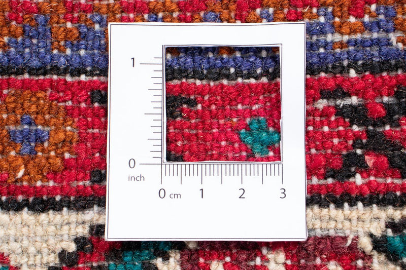 Perski dywan - Nomadyczny - 212 x 153 cm - ciemna czerwień