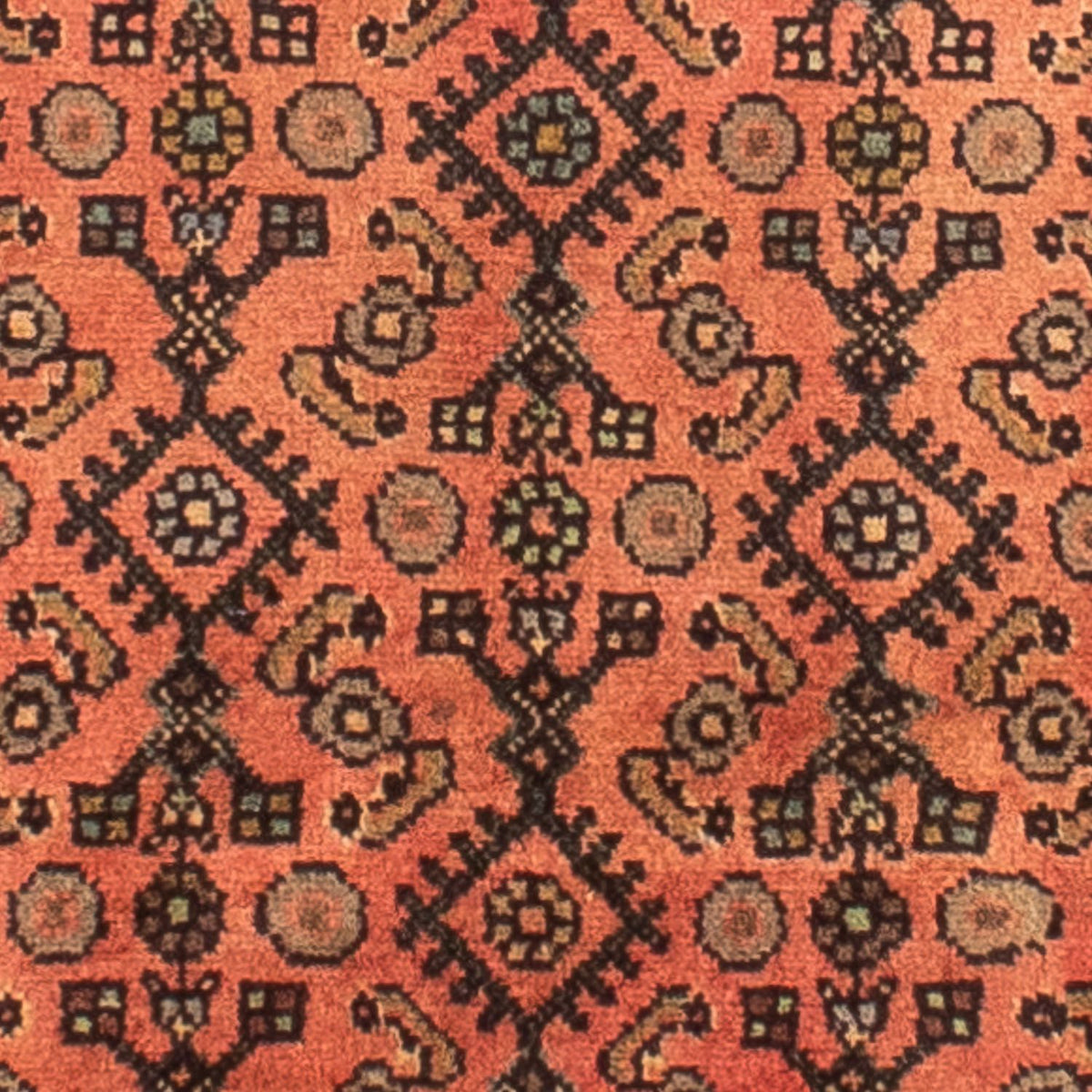 Perski dywan - Nomadyczny - 200 x 155 cm - jasna czerwień