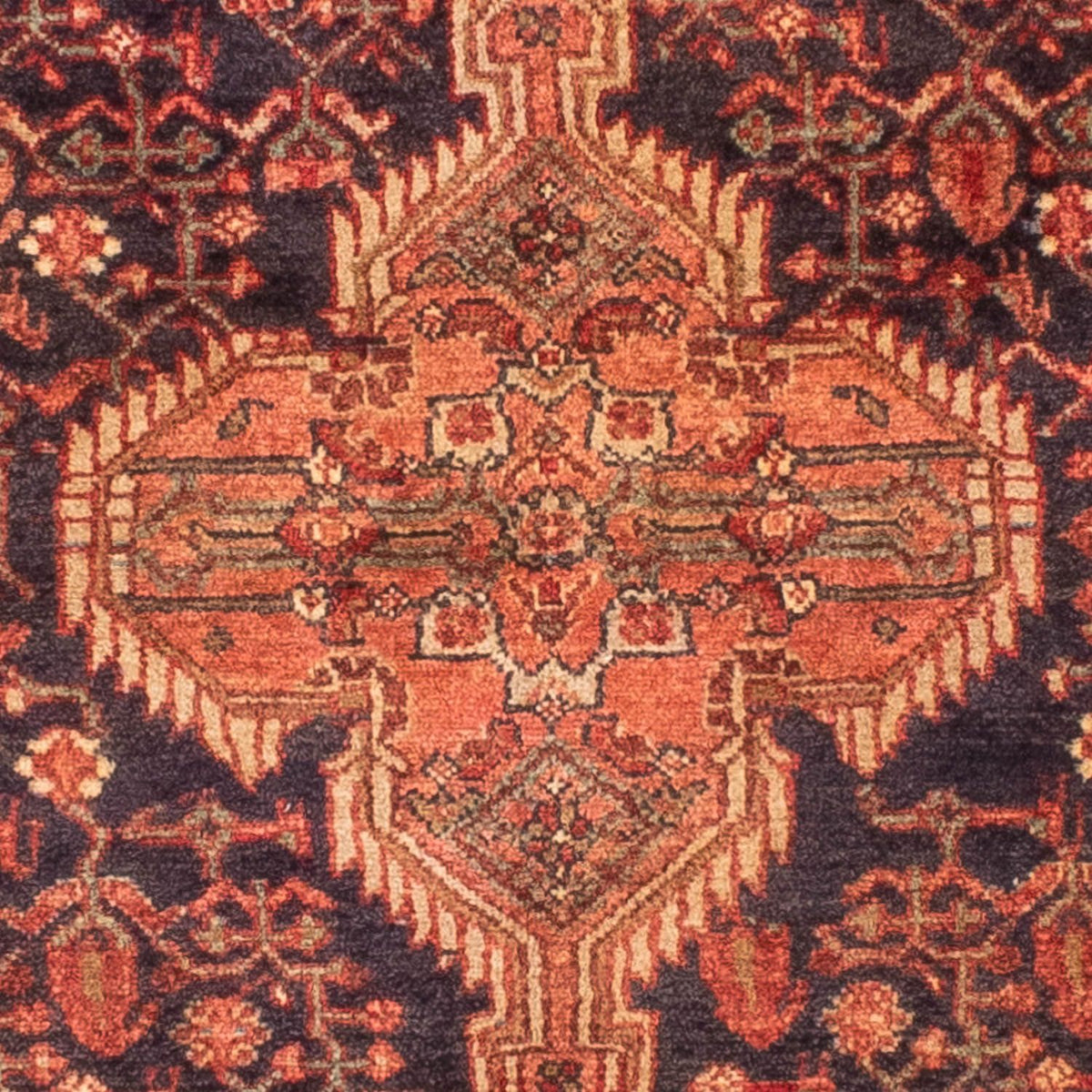 Perski dywan - Nomadyczny - 207 x 128 cm - brązowy