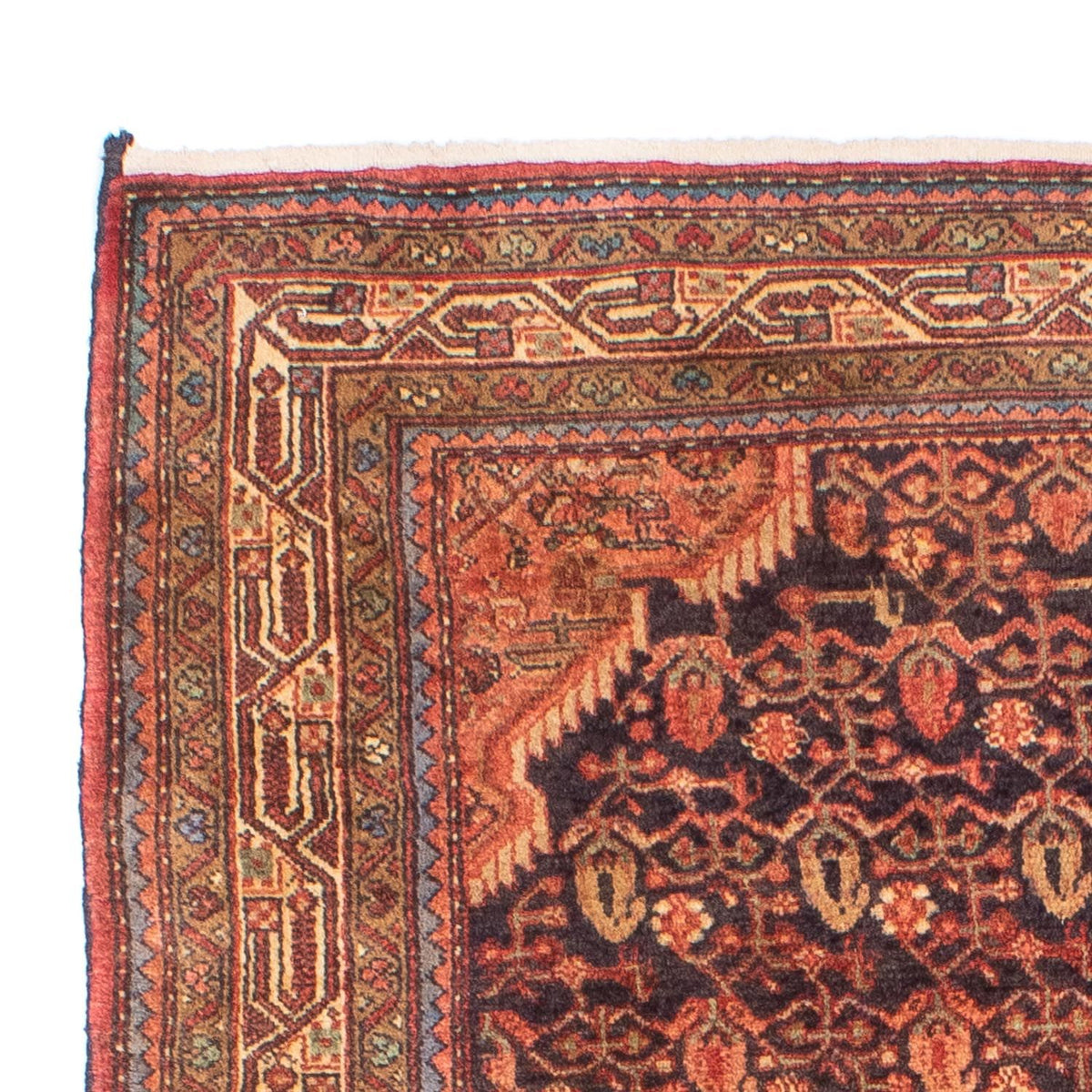 Perski dywan - Nomadyczny - 207 x 128 cm - brązowy