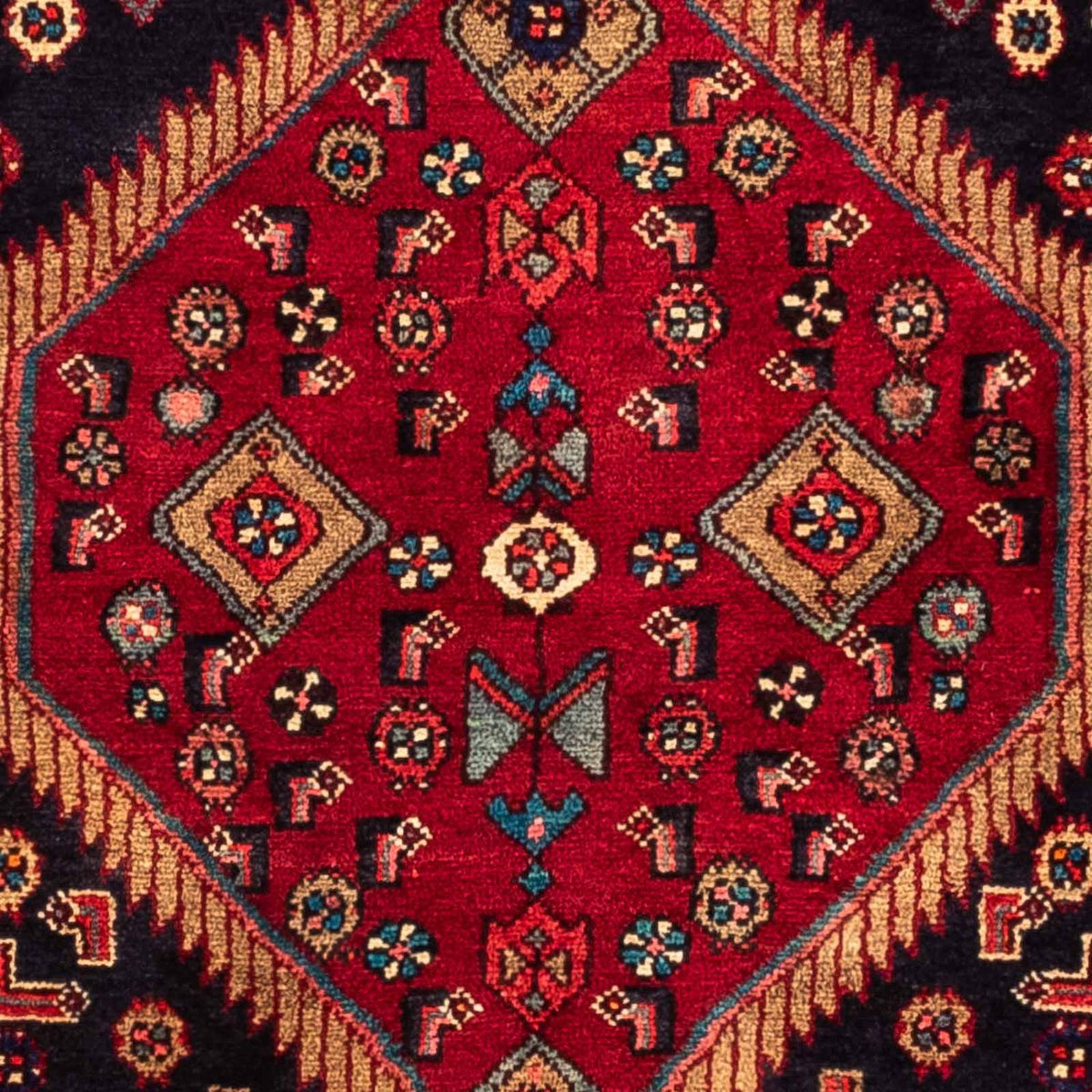 Perski dywan - Nomadyczny - 225 x 160 cm - ciemnoniebieski