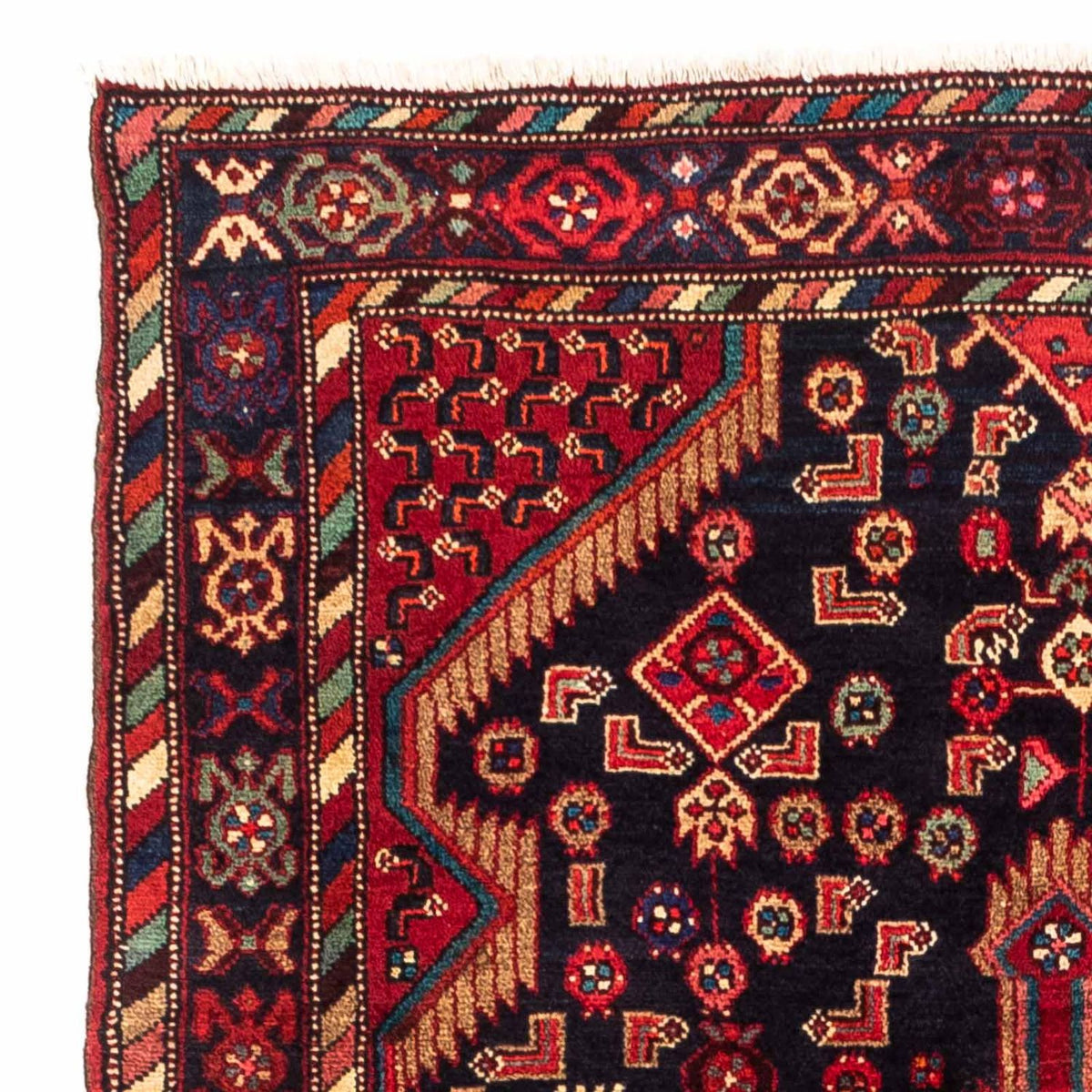 Perski dywan - Nomadyczny - 225 x 160 cm - ciemnoniebieski