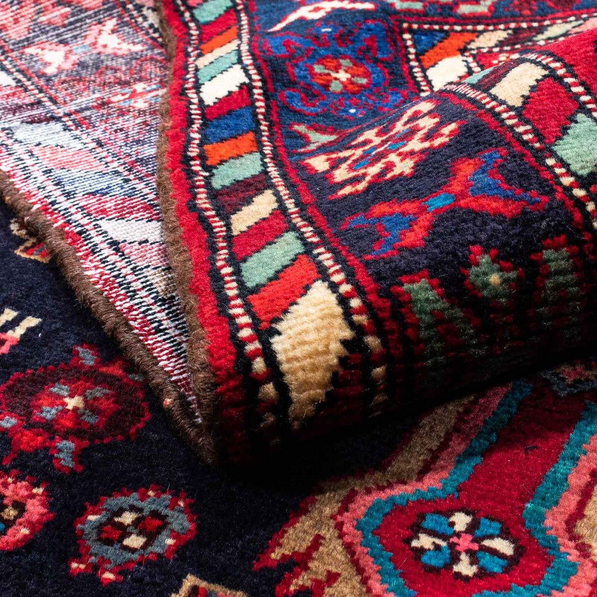 Perski dywan - Nomadyczny - 225 x 160 cm - ciemnoniebieski