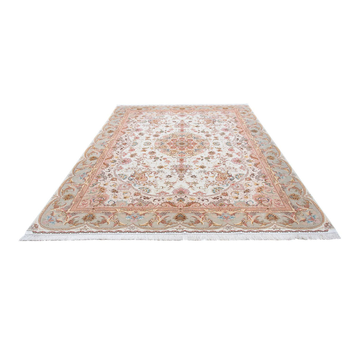 Dywan perski - Tabriz - Premium - 340 x 246 cm - beżowy