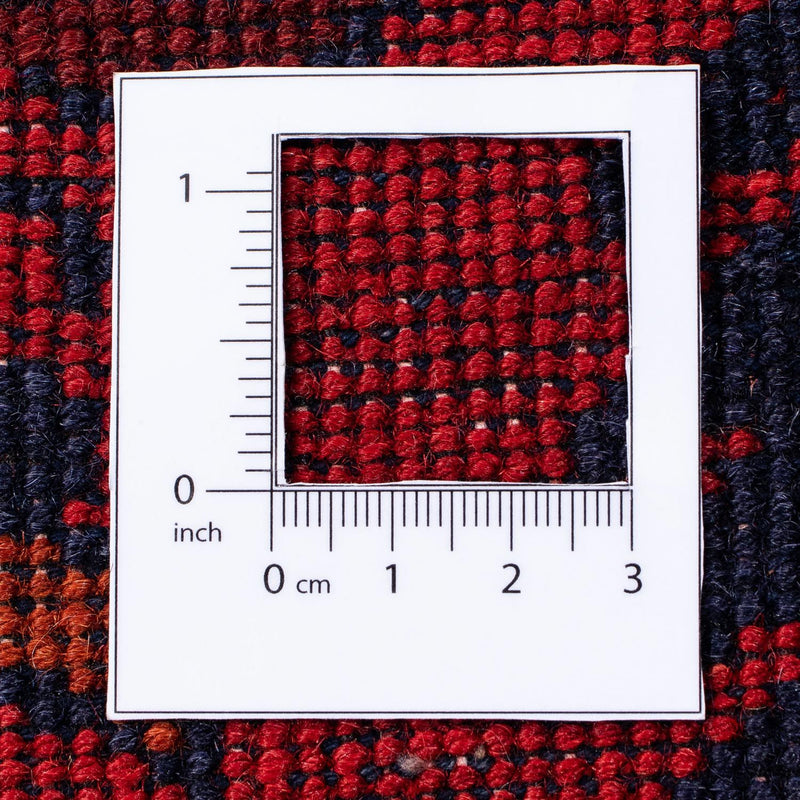 Afgański dywan - Kunduz - 282 x 200 cm - ciemna czerwień