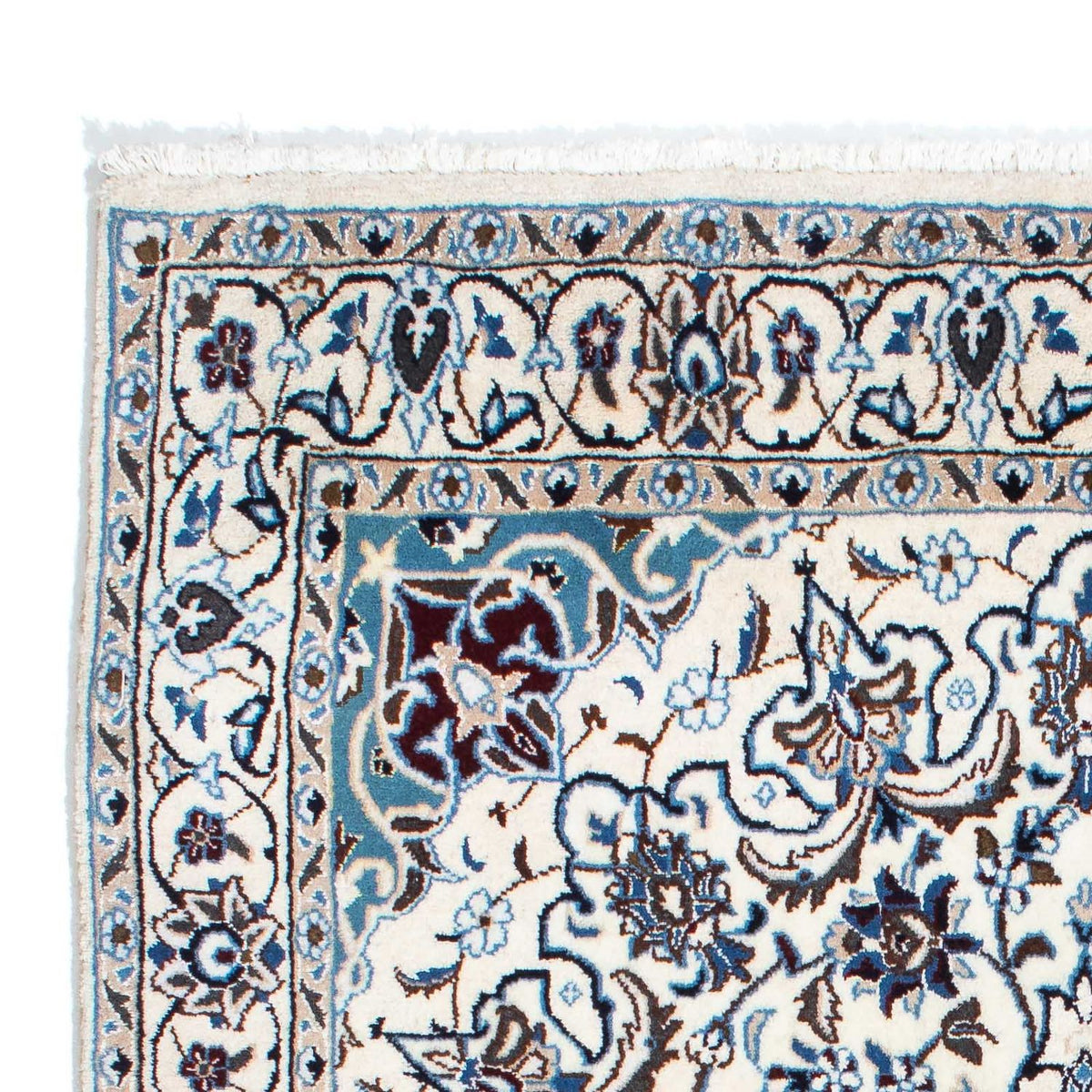 Dywan perski - Nain - Królewski - 196 x 117 cm - beżowy