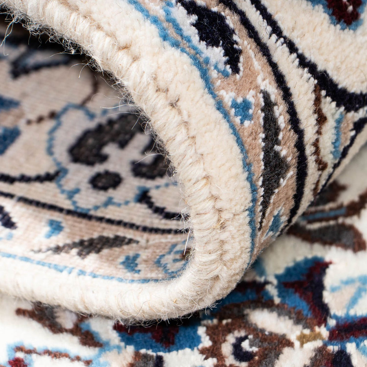 Dywan perski - Nain - Królewski - 196 x 117 cm - beżowy