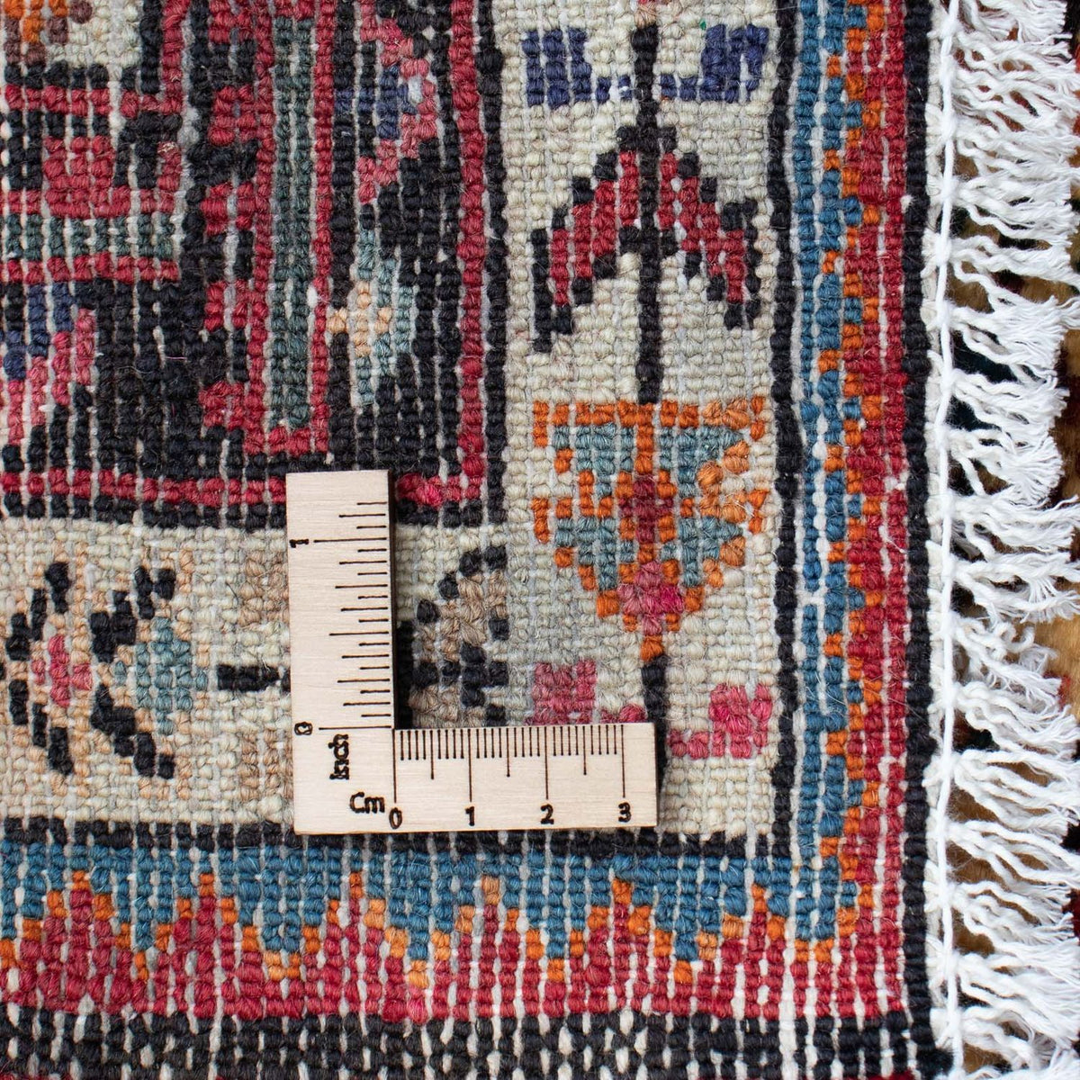 Perski dywan - Nomadyczny - 138 x 88 cm - ciemna czerwień