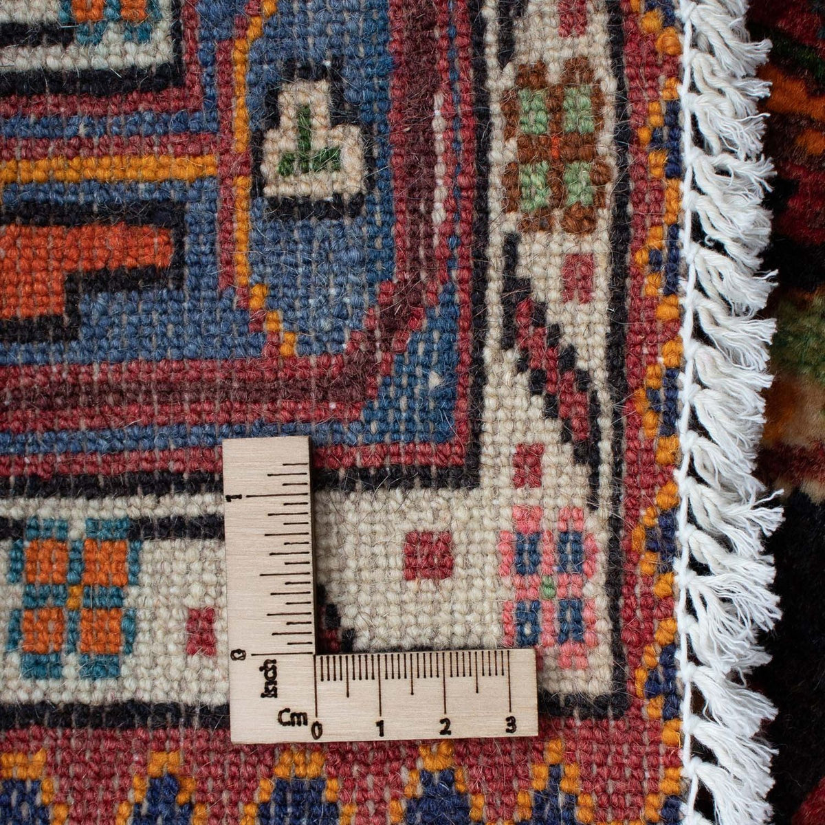 Perski dywan - Nomadyczny - 127 x 90 cm - ciemna czerwień