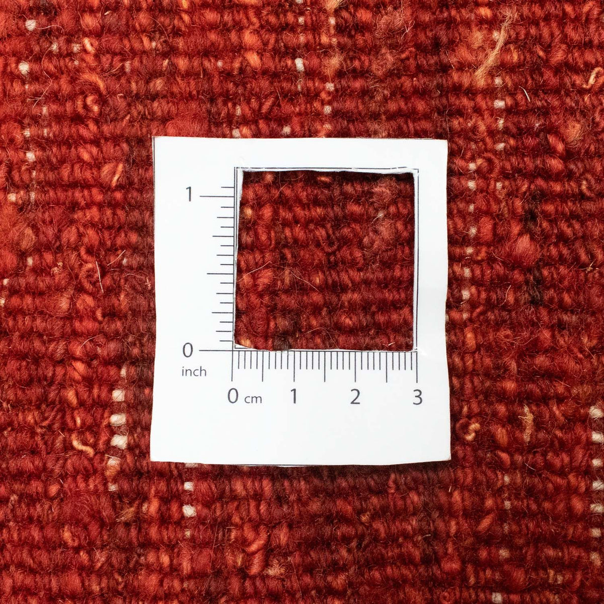 Dywan Gabbeh - perski - 200 x 147 cm - czerwony