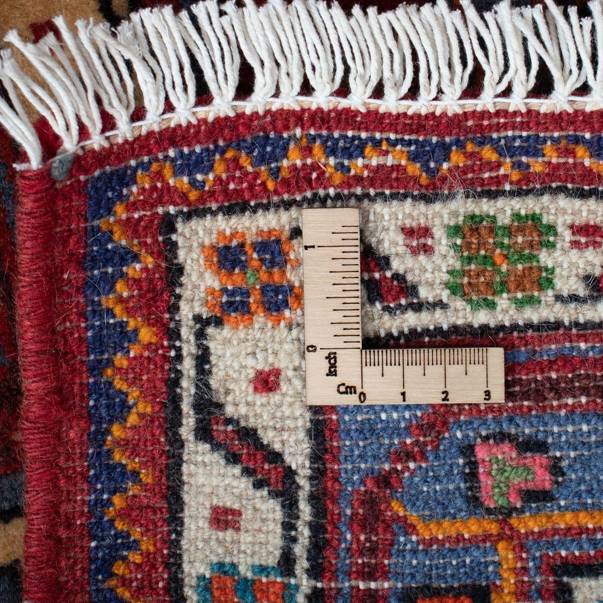 Perski dywan - Nomadyczny - 126 x 88 cm - jasna czerwień