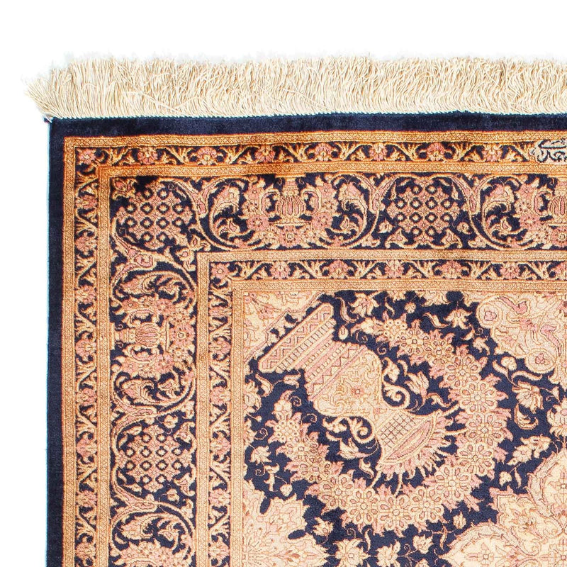 Dywan perski - Ghom - 149 x 102 cm - jasnobrązowy