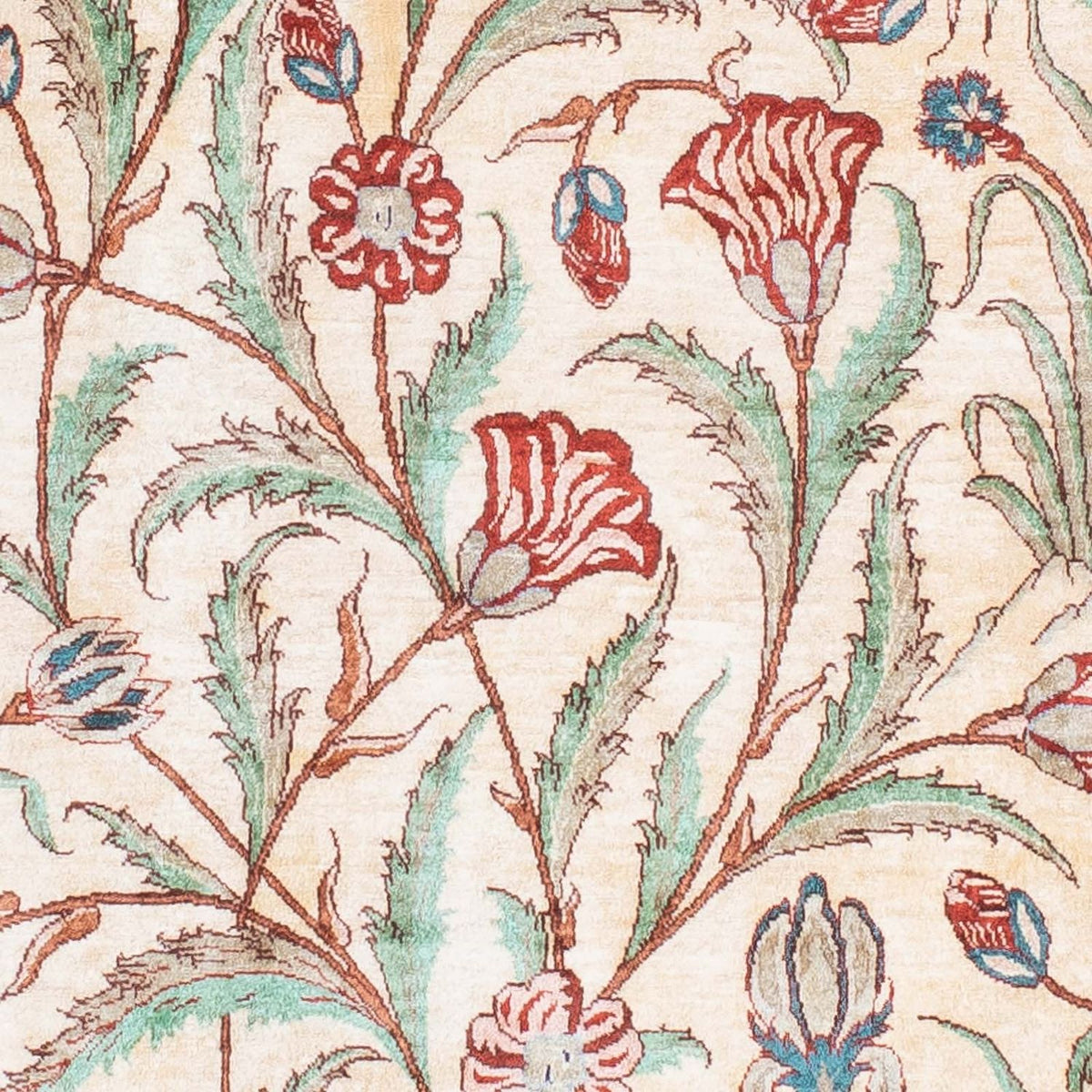 Dywan perski - Ghom - 156 x 102 cm - beżowy