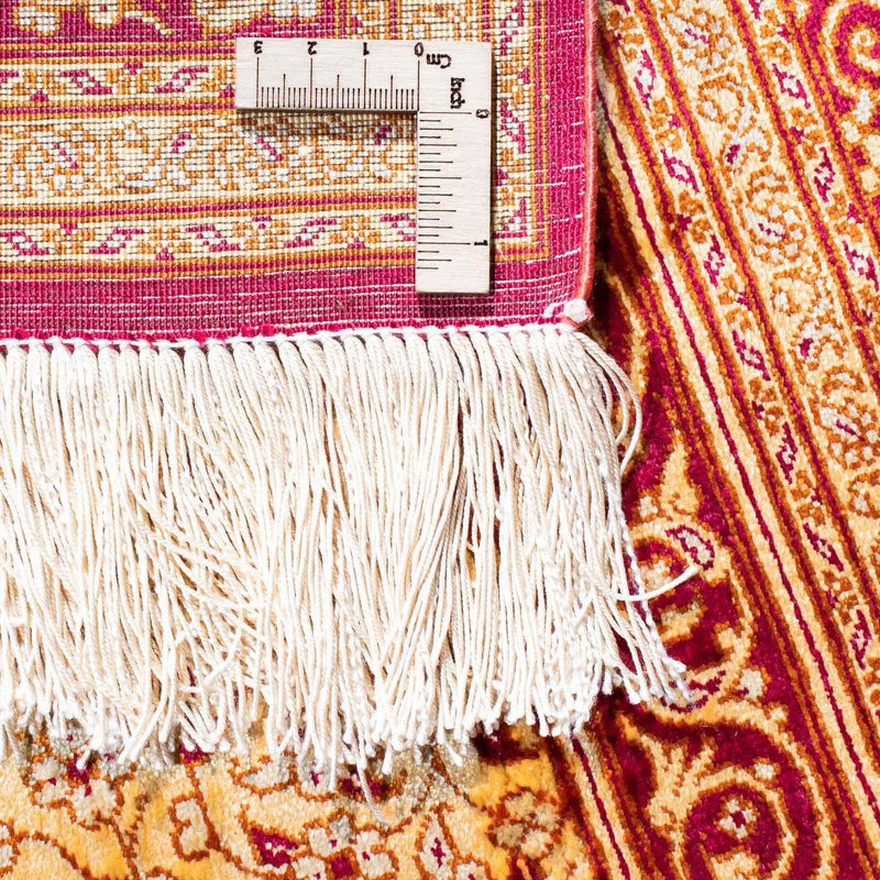 Dywan perski - Ghom - 150 x 98 cm - ciemna czerwień