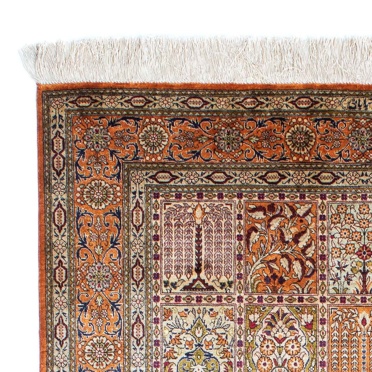 Dywan perski - Ghom - 150 x 97 cm - wielokolorowy