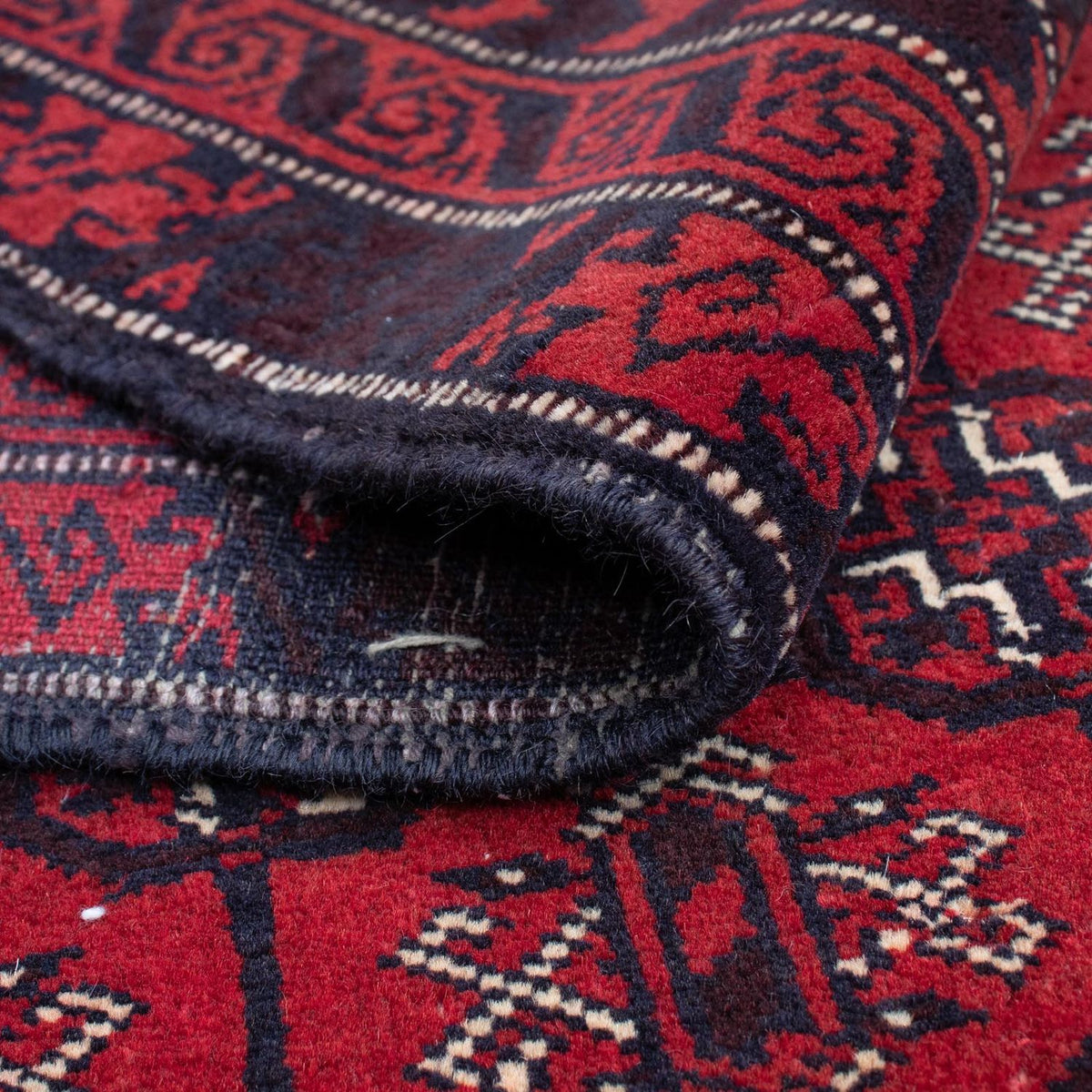 Dywan beludżycki - 186 x 119 cm - ciemna czerwień