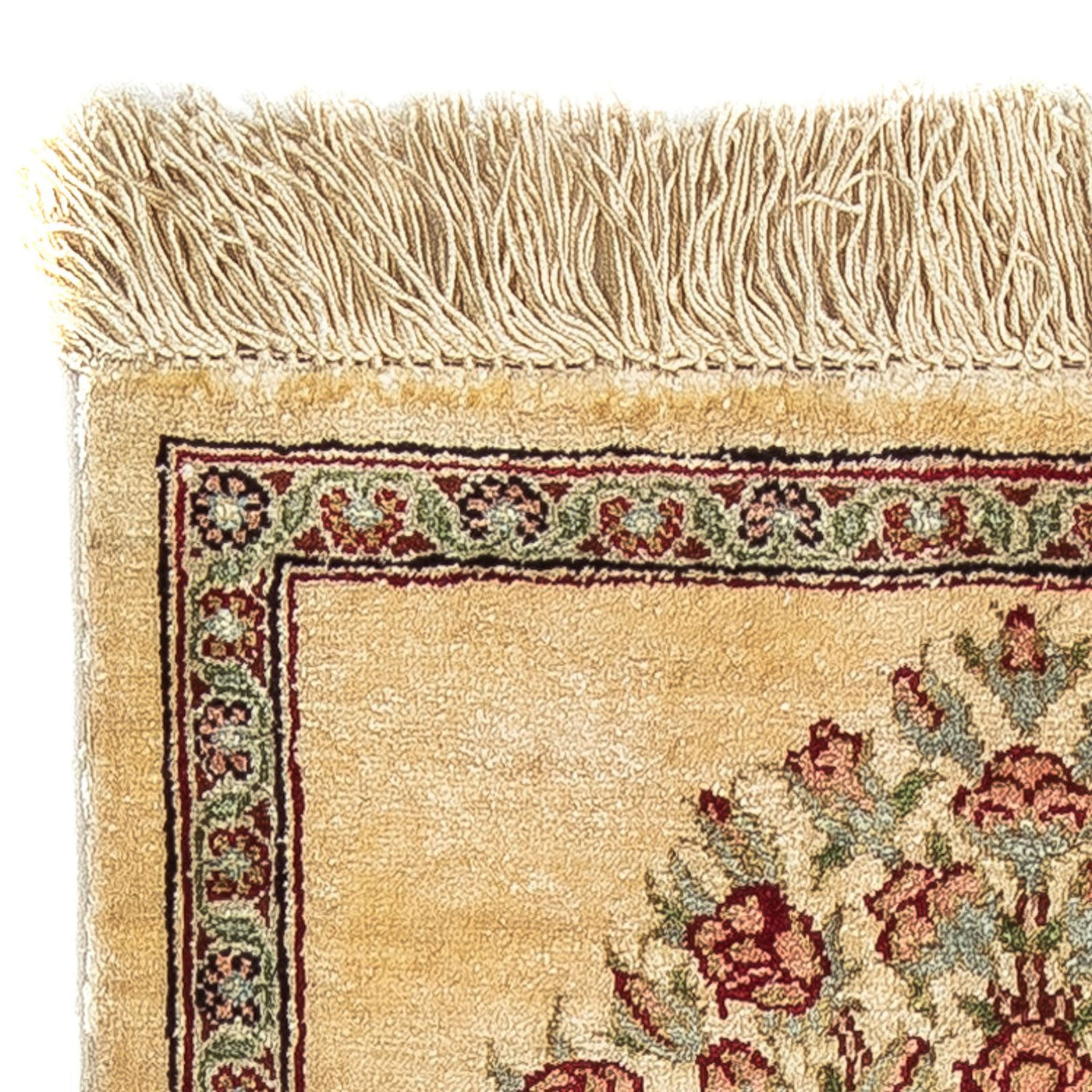 Qom jedwab Dywan 41x31cm - Dywan perski