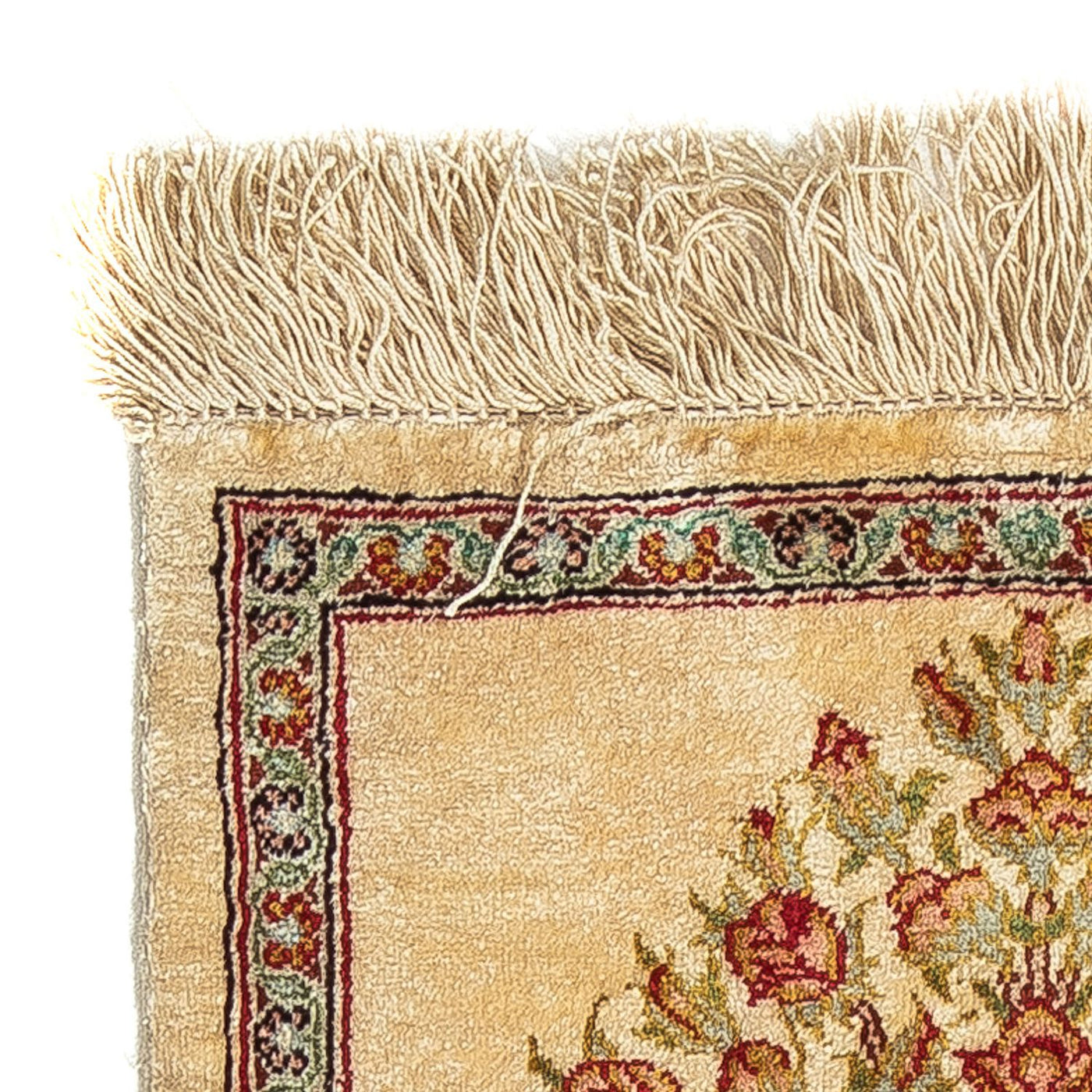 Qom jedwab Dywan 42x31cm - Dywan perski
