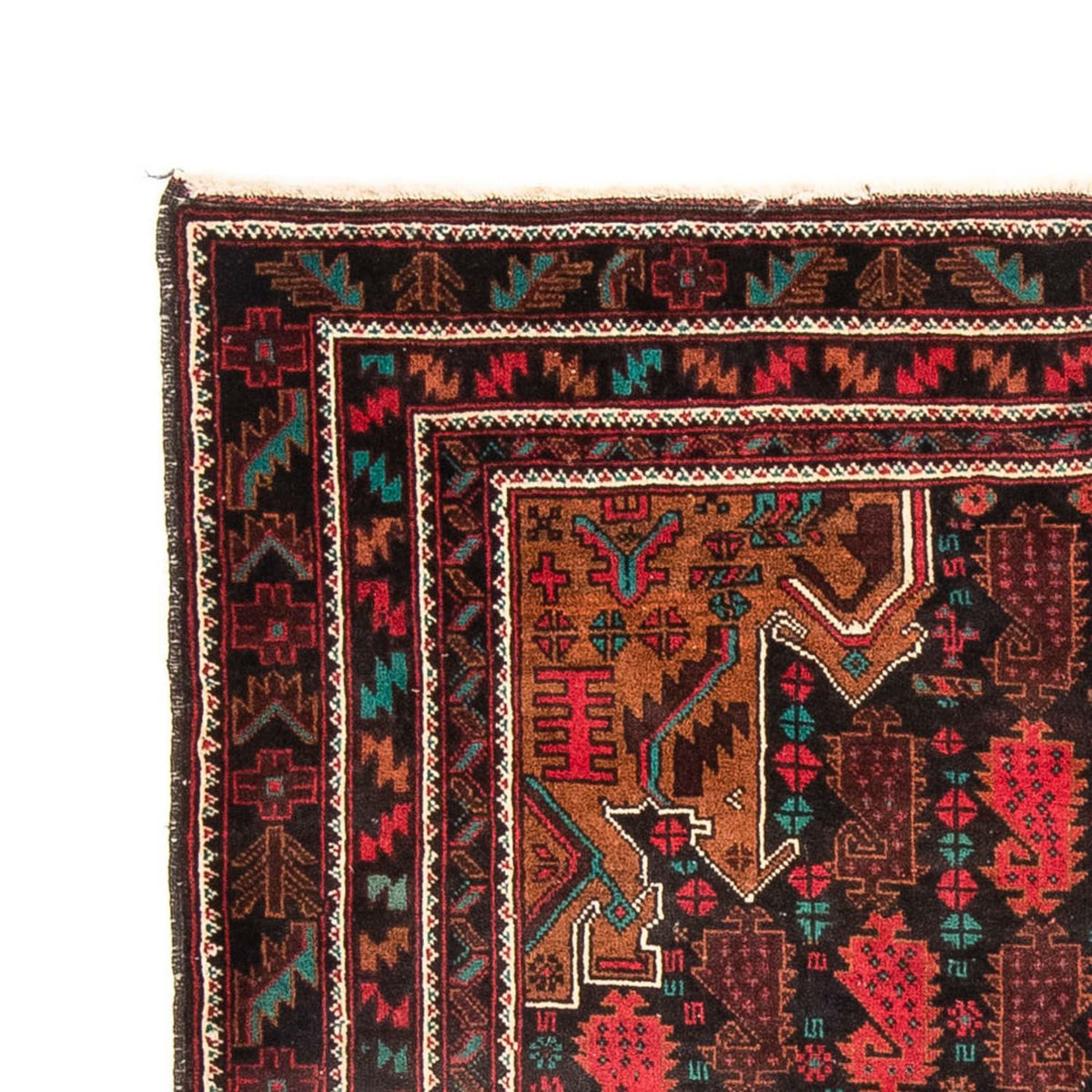 Dywan beludżycki - 185 x 113 cm - czarny