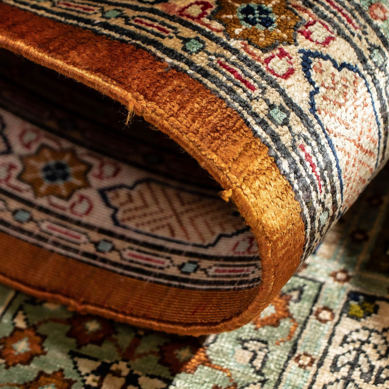 Dywan perski - Ghom - 75 x 55 cm - wielokolorowy