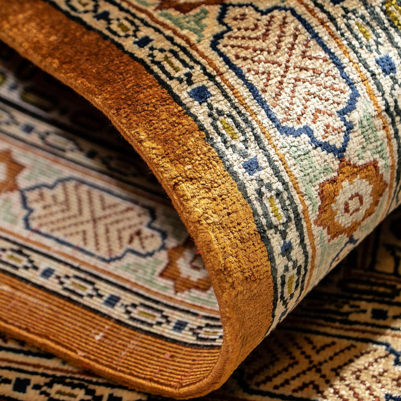 Dywan perski - Ghom - 71 x 57 cm - wielokolorowy