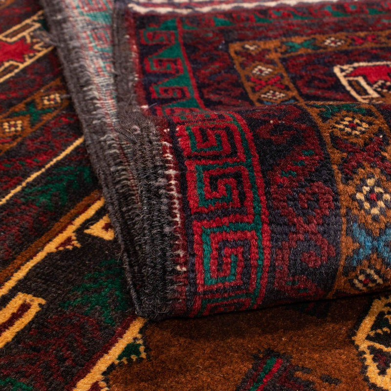 Biegacz Dywan beludżycki - 209 x 111 cm - ciemna czerwień