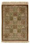 Qom Dywan 57x77cm - Dywan perski - Prostokątny / Wielokolorowy / 57 x 77 cm Prostokątny