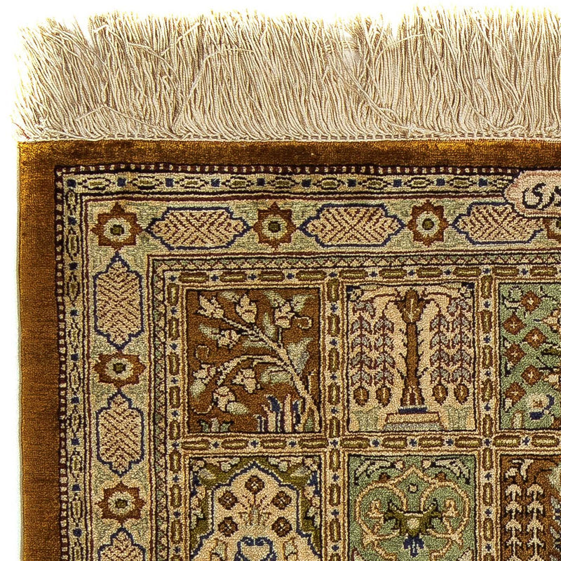 Dywan perski - Ghom - 77 x 57 cm - wielokolorowy