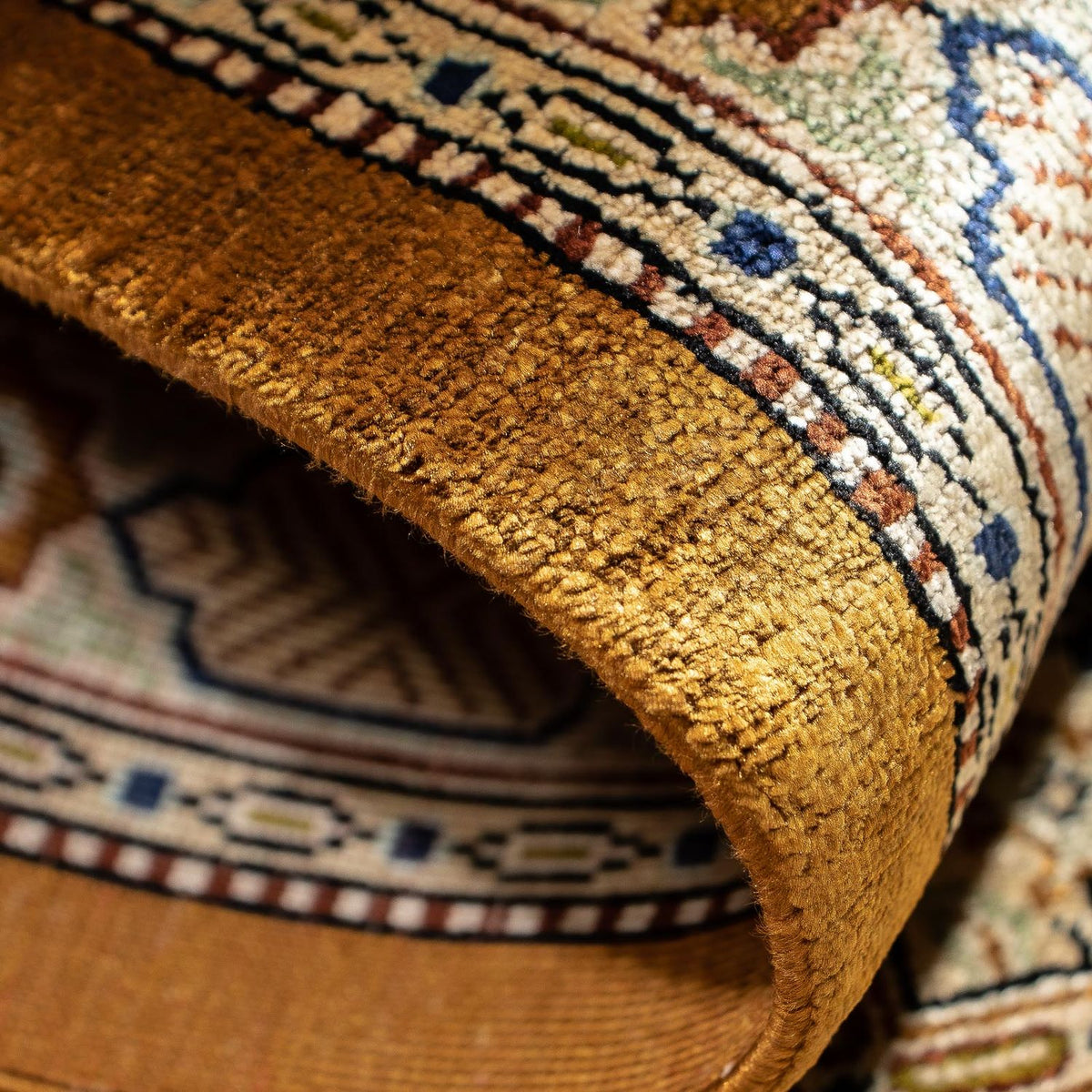 Dywan perski - Ghom - 77 x 57 cm - wielokolorowy